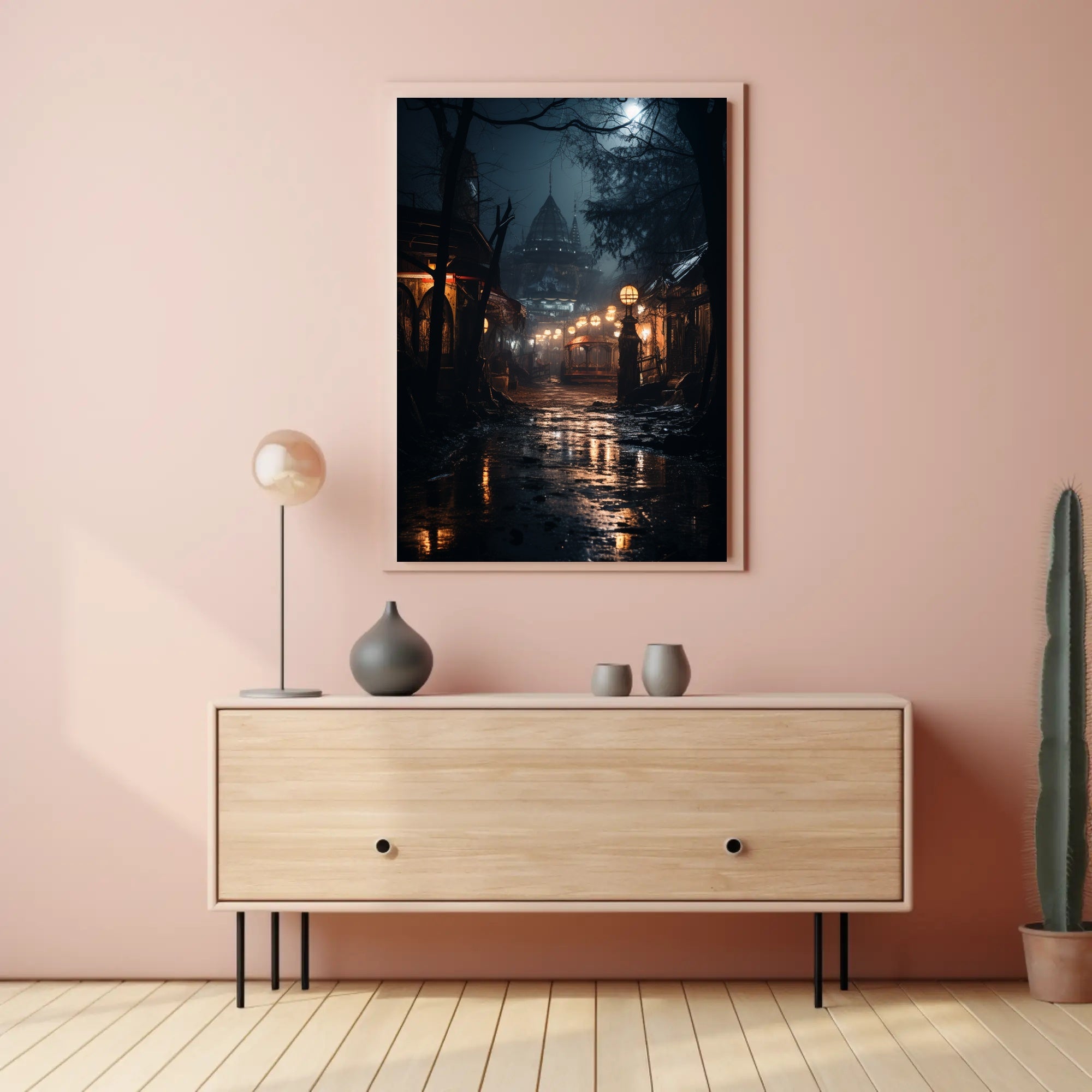 Enchanted Nightscape Poster