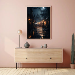 Enchanted Nightscape Poster