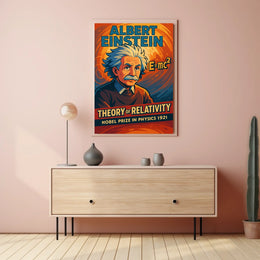 Albert Einstein Theory Of Relativity Poster