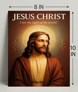 Jesus Christ  I am the Light of the World Poster PosterGoat