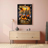 United We Are Strong July 4, 1943 Poster PosterGoat