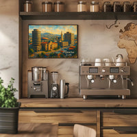 Maseru Cityscape Wanderlust Photography Realism Poster