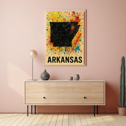 Arkansas State Art Poster
