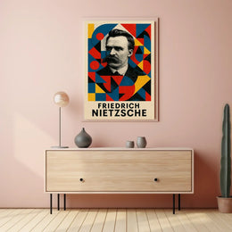 Abstract Expressionism Art Deco Style Poster