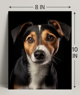 Portrait Of A Dog Poster PosterGoat