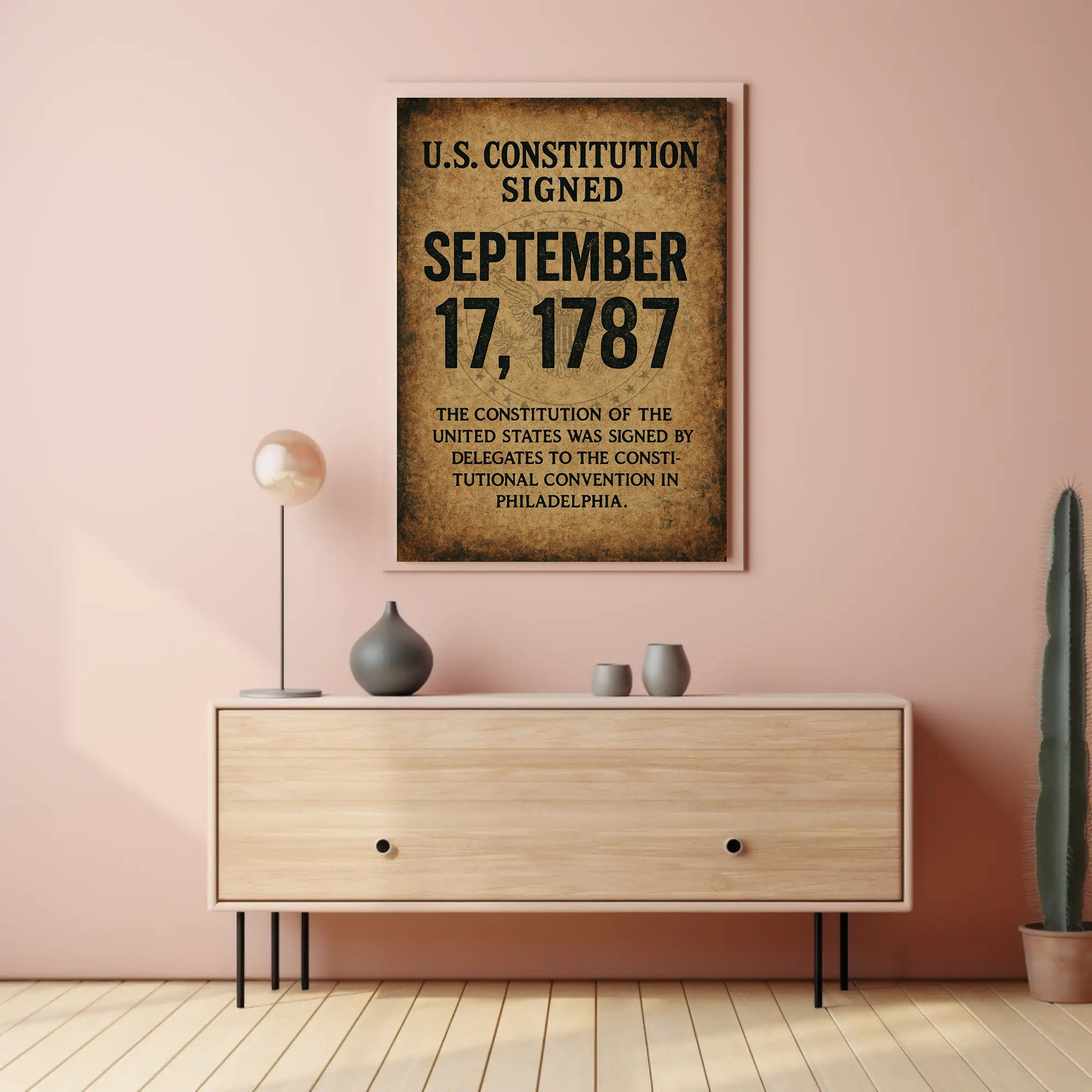 Constitution Signing September 17 1787 Poster PosterGoat