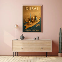 Dubai's Architectural Harmony: Urban or Cityscape Poster