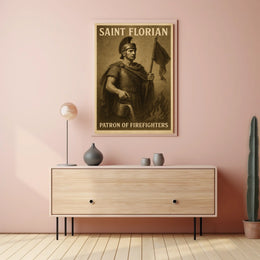 Saint Florian Patron Of Firefighters Poster