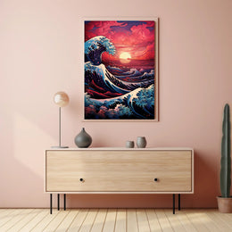 Waves Of Color Poster PosterGoat