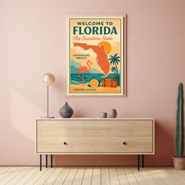 Welcome to Florida Adventure Awaits Poster
