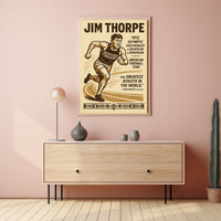 Celebrating Jim Thorpe Legendary Athlete Poster