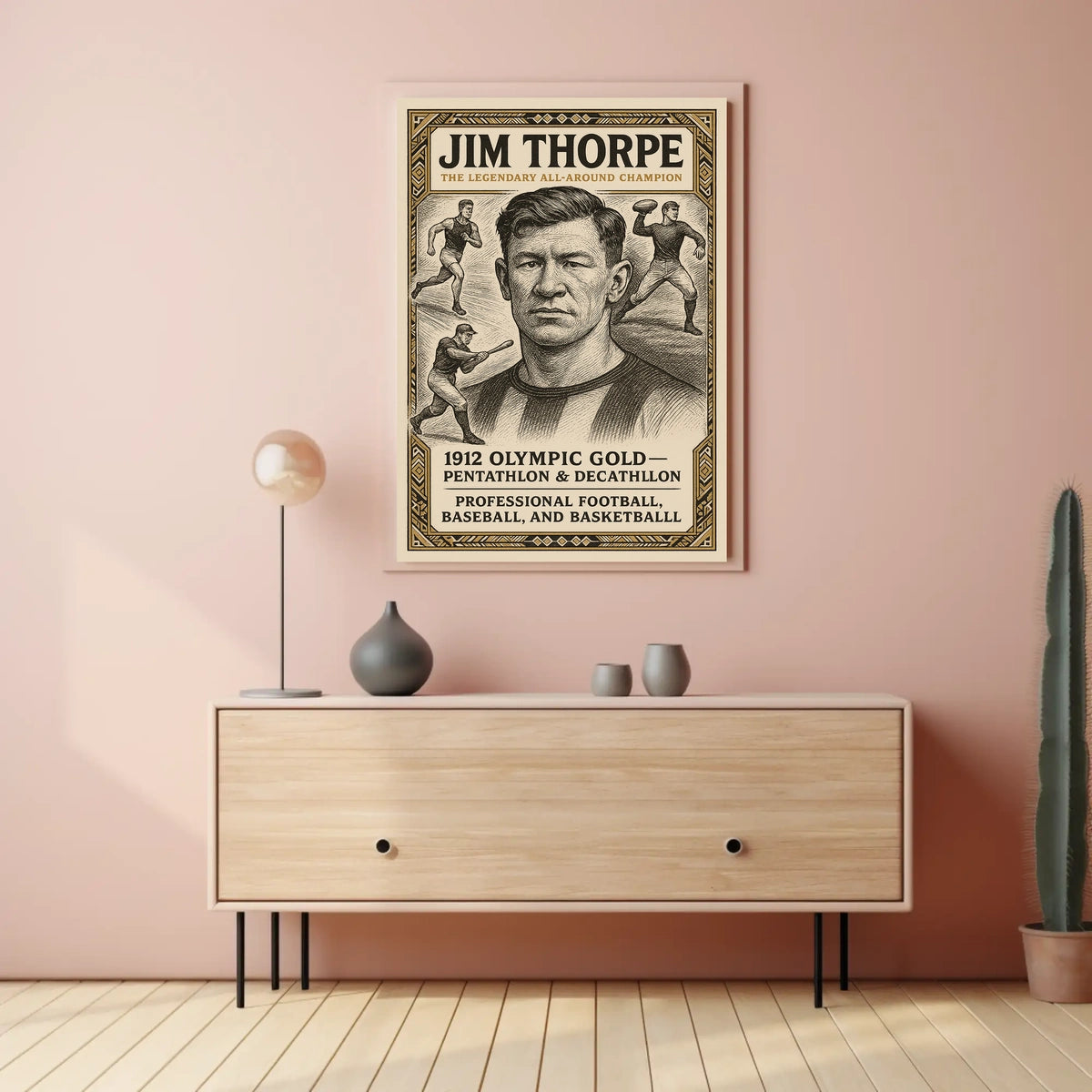 Celebrating a Legendary Athlete Poster