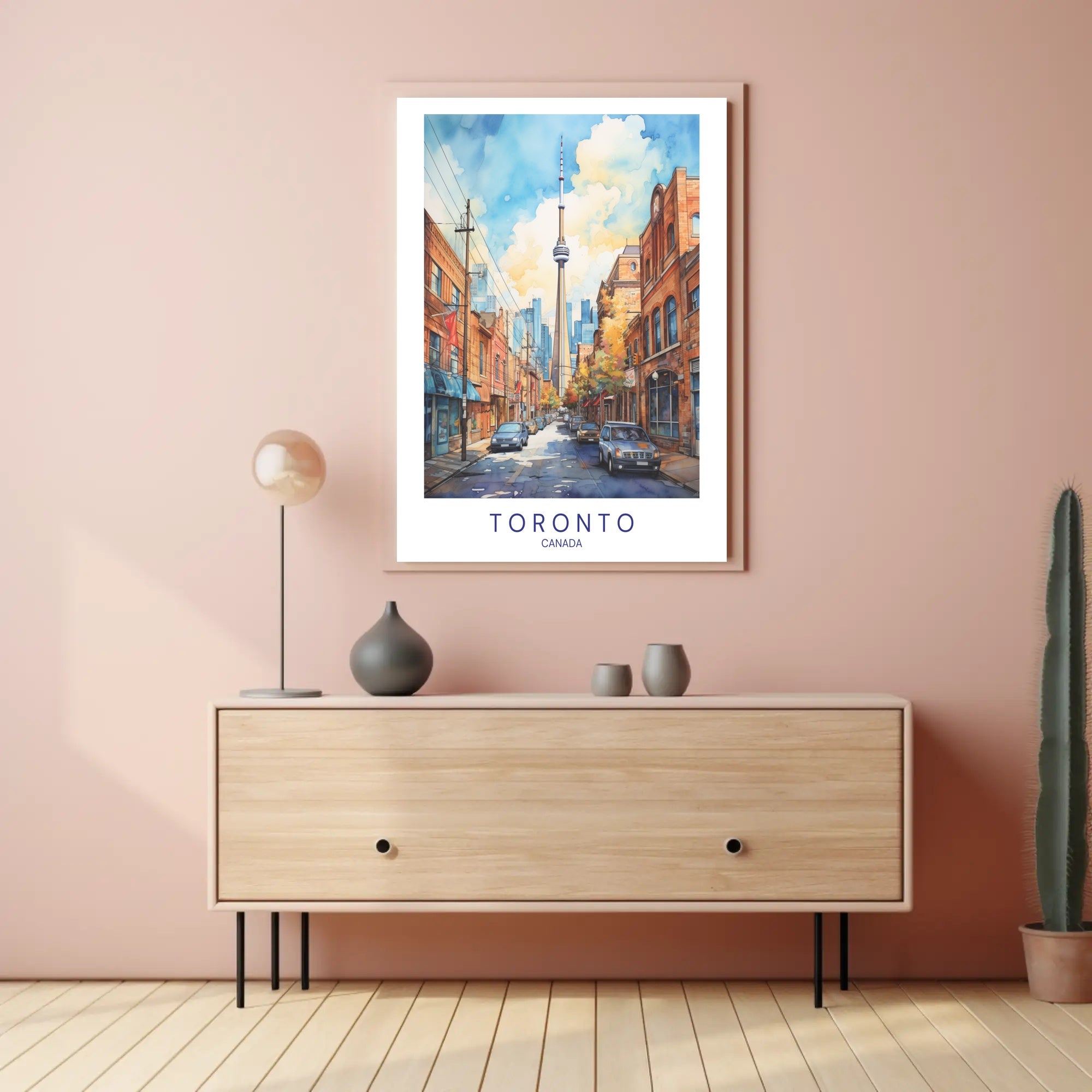 Toronto Cityscape Poster PosterGoat