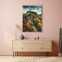 Autumn in Edinburgh Poster