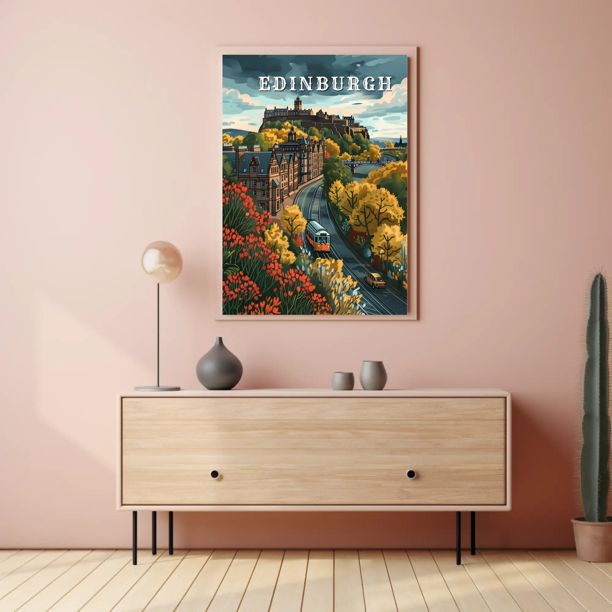 Autumn in Edinburgh Poster