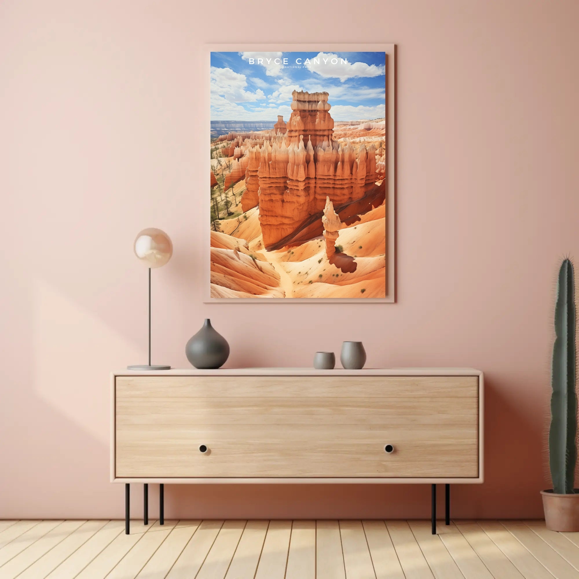 Bryce Canyon Hoodoos Poster Travel Wall Art