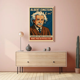 Albert Einstein Theory Of Relativity Poster