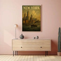 New York Cityscape Poster