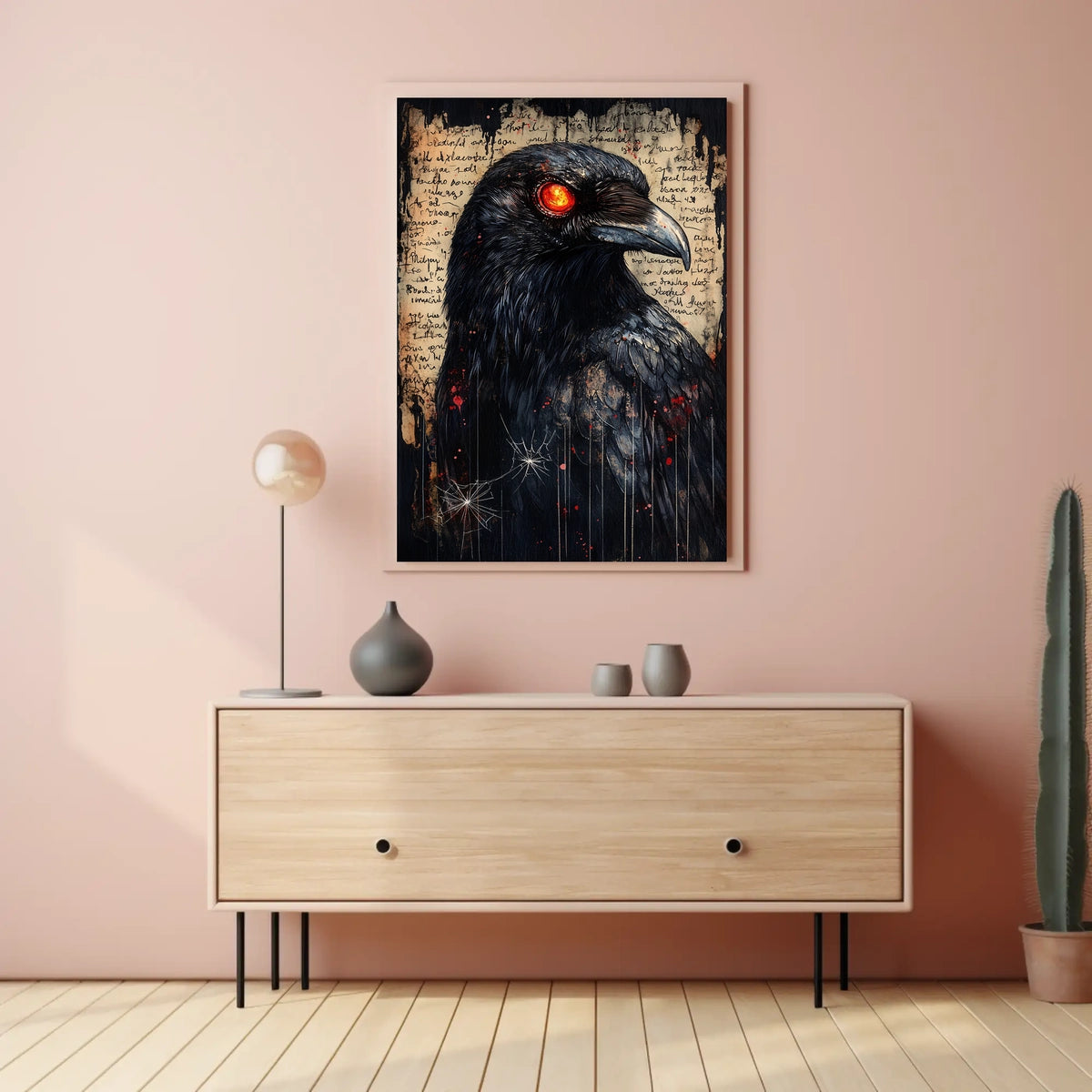 Mystical Raven Artwork for Animal Poster