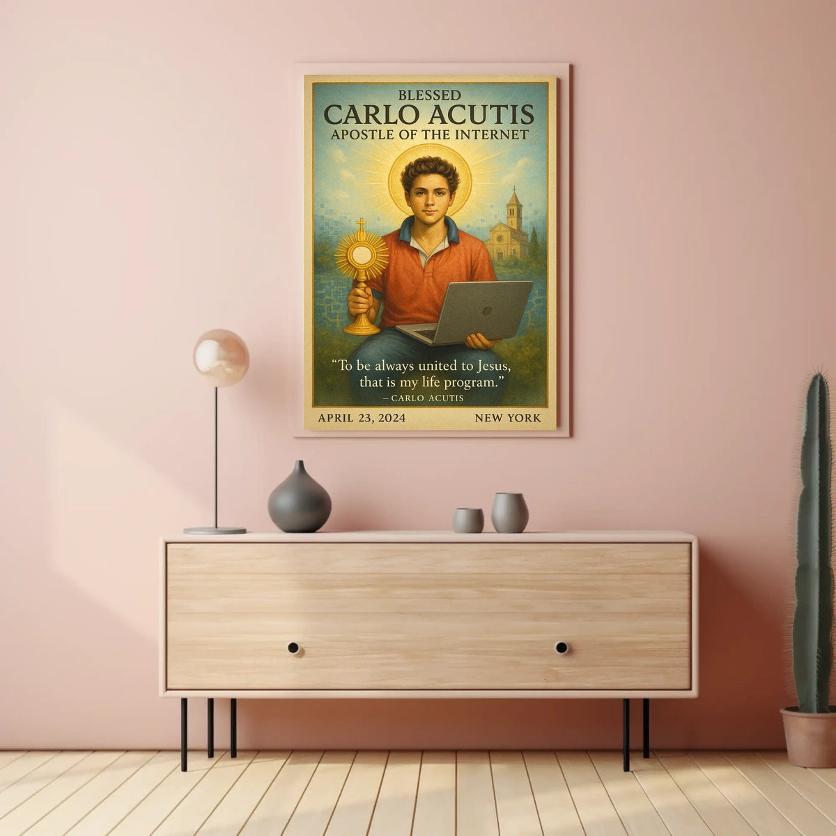 Carlo Acutis Apostle of the Internet Poster