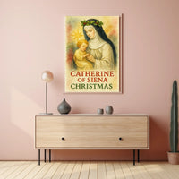 Catherine of Siena Religious Heritage Artistic Poster