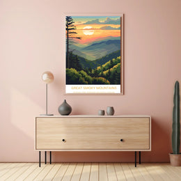 Great Smoky Mountains National Park Sunrise Poster