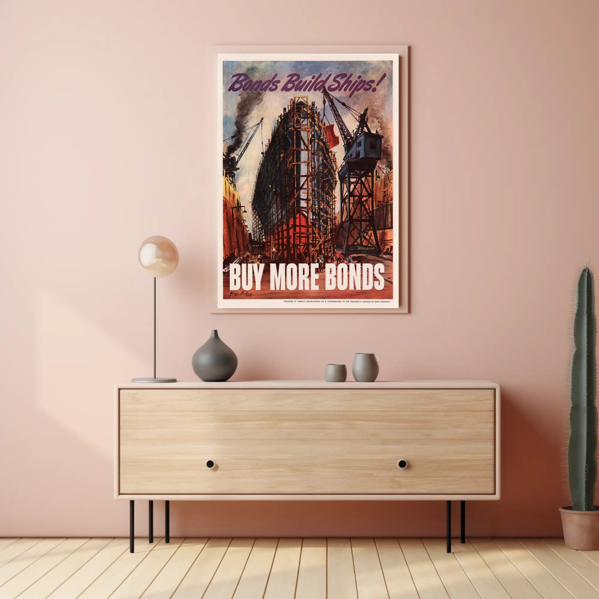 Bonds Build Ships! Poster PosterGoat