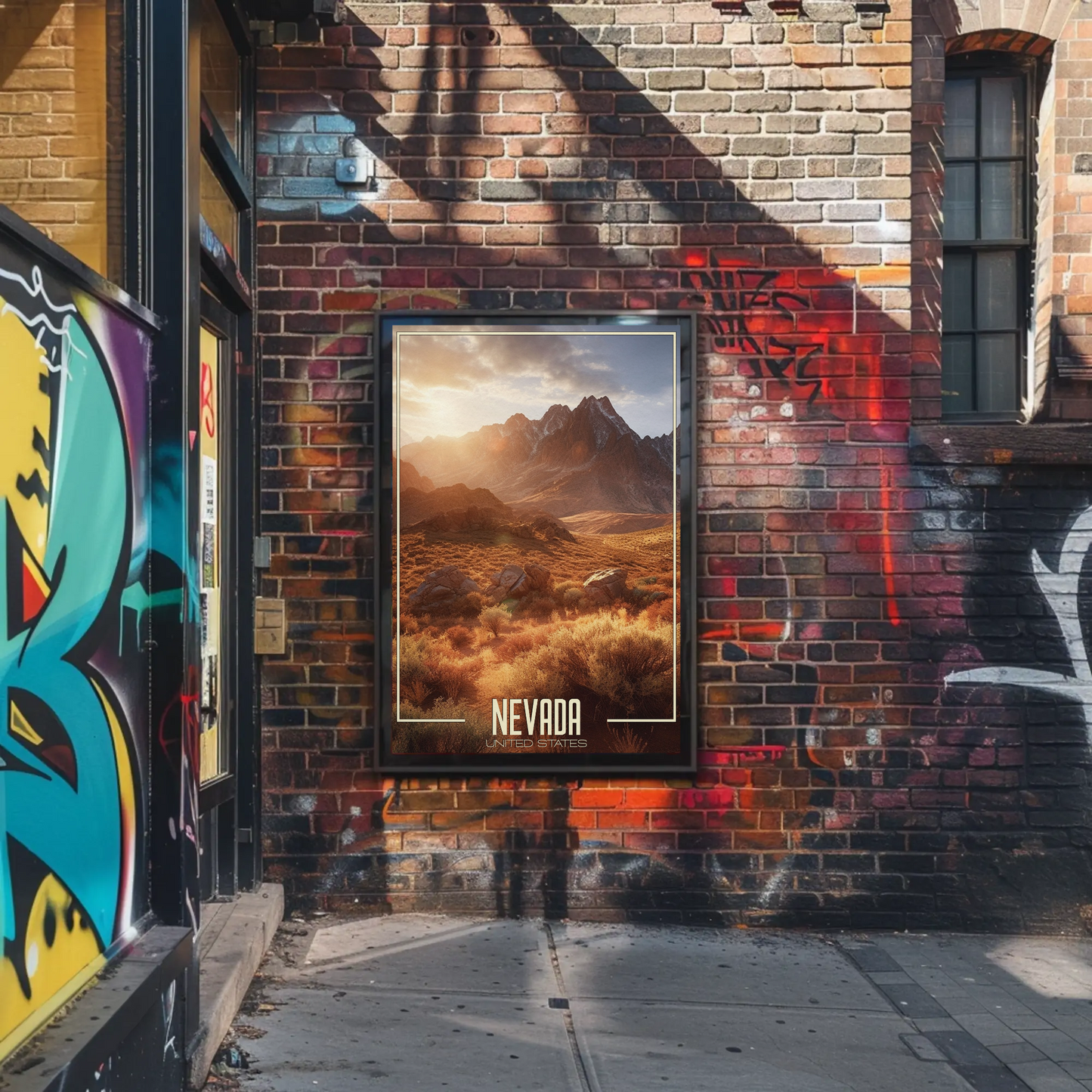 Nevada Vintage Poster