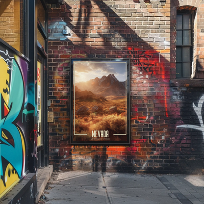 Nevada Vintage Poster