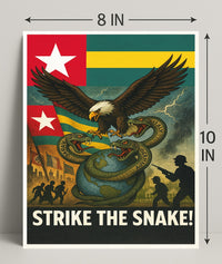 Strike the Snake! Poster PosterGoat