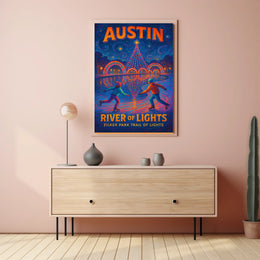 Austin River of Lights Poster