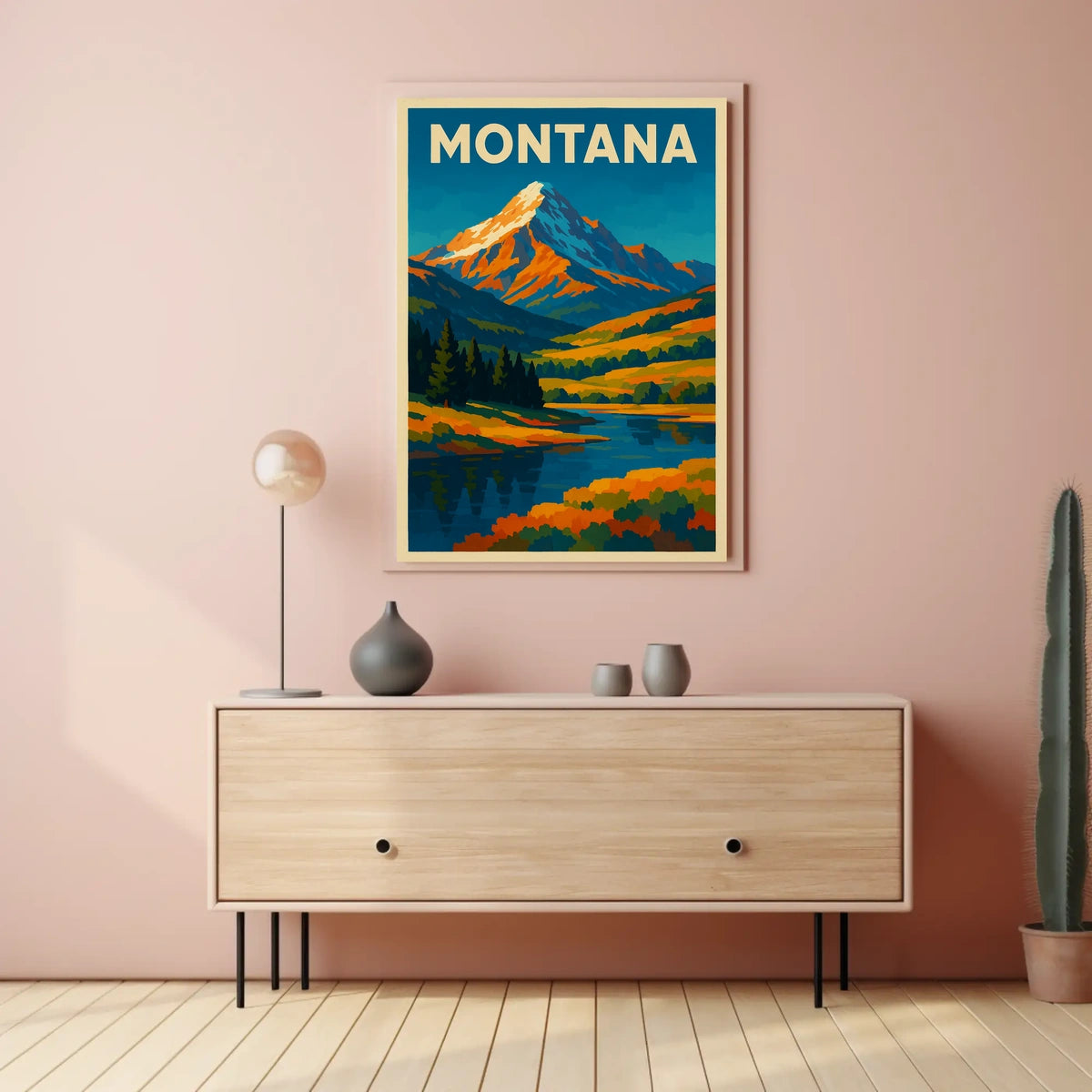 Montana Landscape Poster