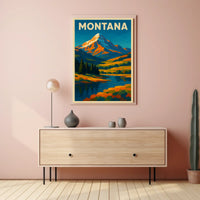 Montana Landscape Poster