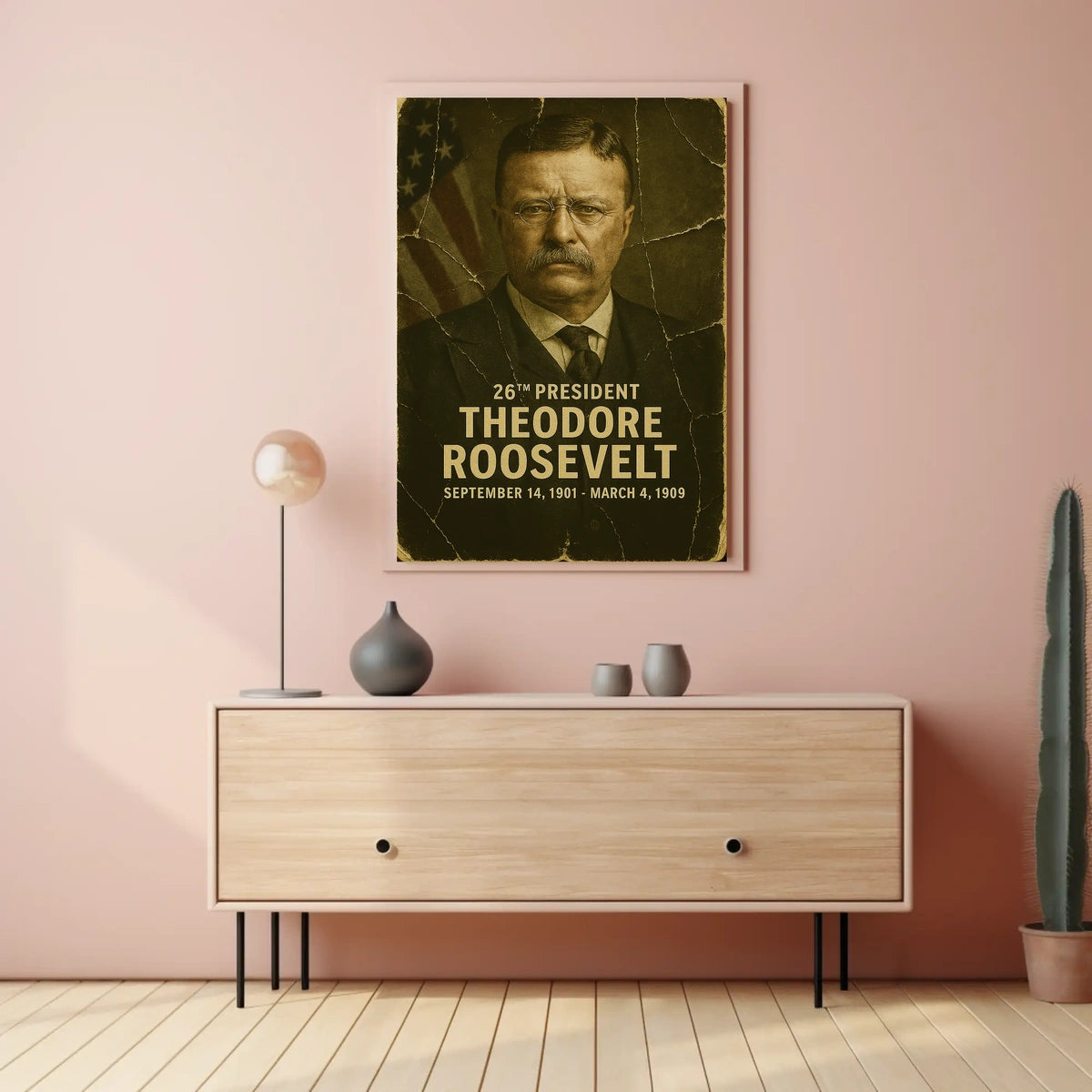 Theodore Roosevelt 26th President Poster