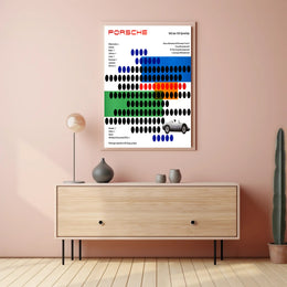 Porsche Racing Achievements 1960 Poster