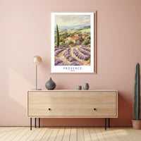 Lavender Fields of Provence Poster PosterGoat