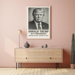 Donald Trump 47th President Poster