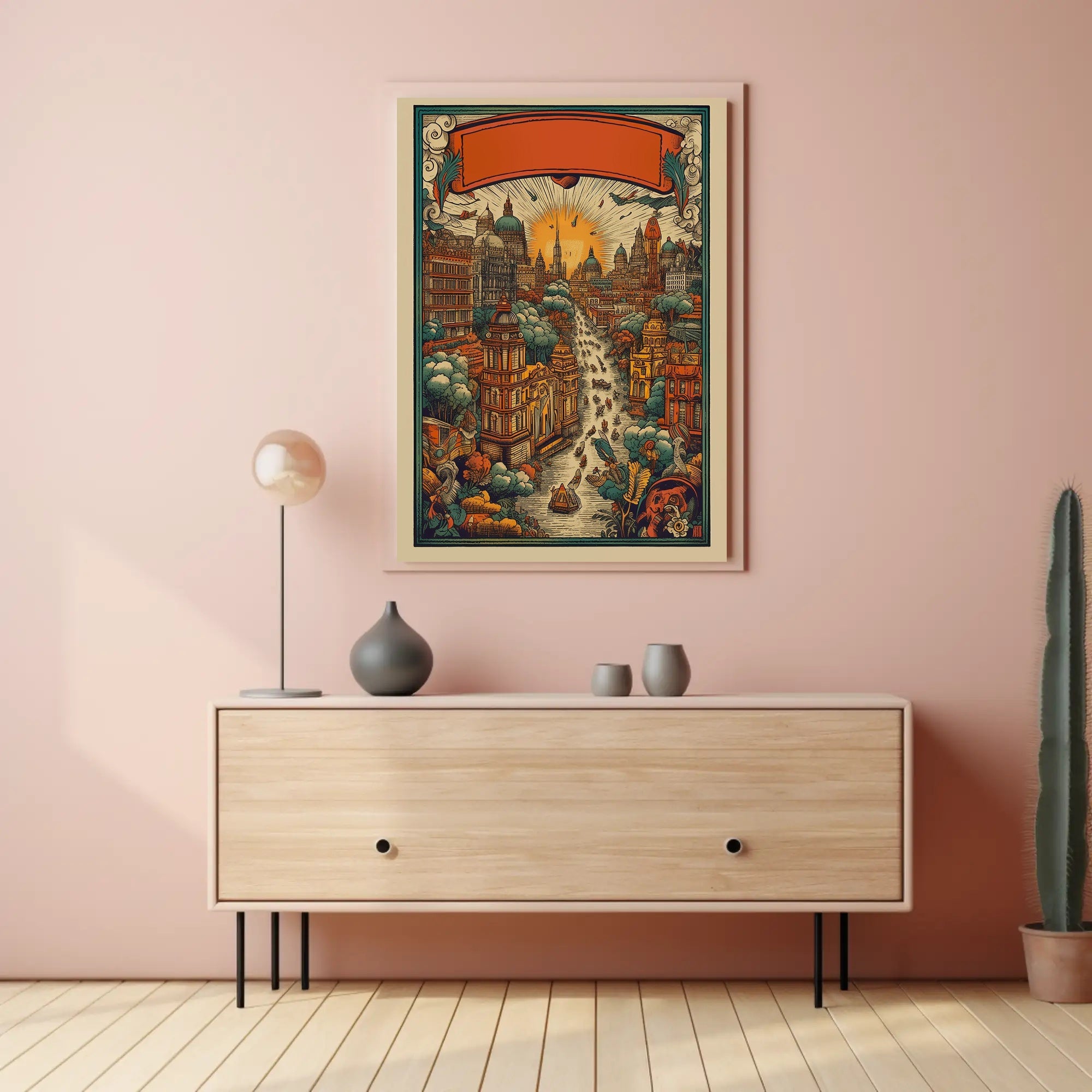 Enchanted Cityscape Poster