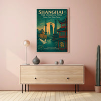 Shanghai The Fusion Of Time Poster
