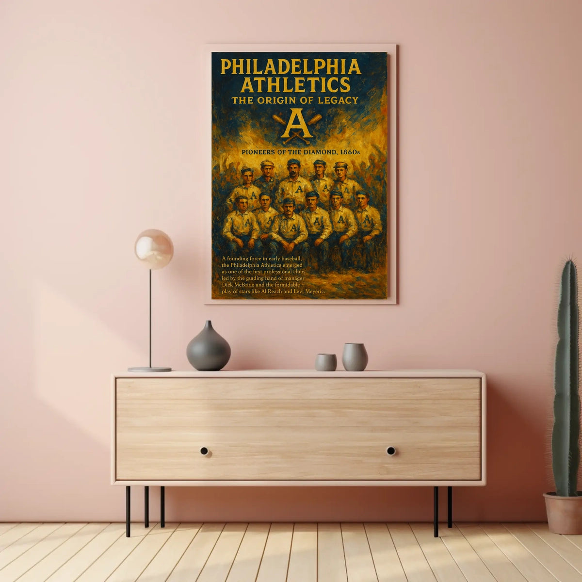 Philadelphia Athletics Pioneers Of The Poster