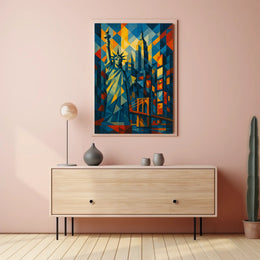 Geometric New York Poster