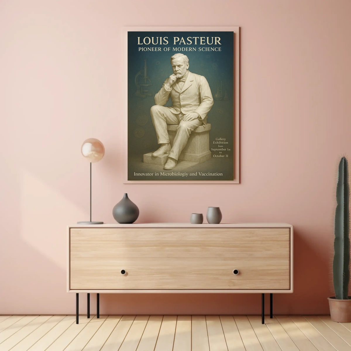 Louis Pasteur Pioneer Of Modern Poster