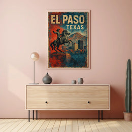 El Paso, Texas Western Heritage Poster