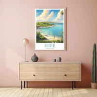 Biscayne Tranquil Shores Travel Poster Print