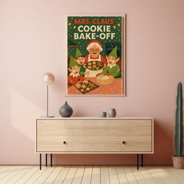Mrs. Claus Cookie Bake-Off Poster