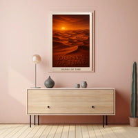 Dunes of Time: Scenic Adventure Travel Poster