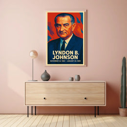 Lyndon B. Johnson Presidential Poster
