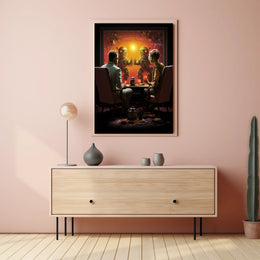 Futuristic Encounter Poster