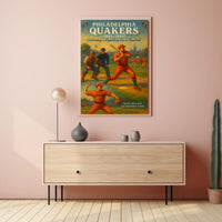 Philadelphia Quakers Celebrating A Poster