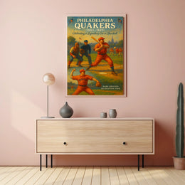 Philadelphia Quakers Celebrating A Poster
